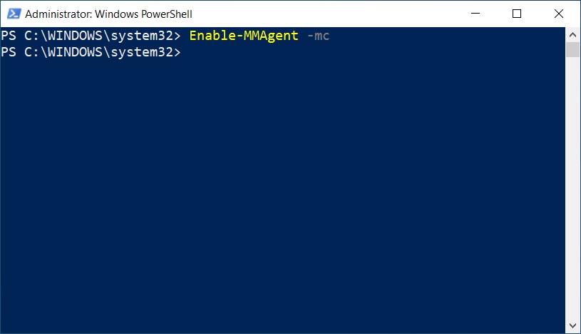 enable mmagent