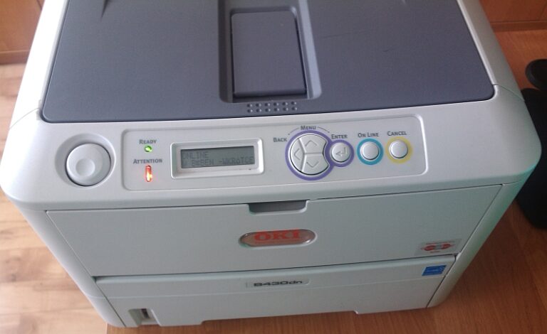 Read more about the article Reset bębna drukarki OKI B430dn (w OKI B420 też raczej zadziała)