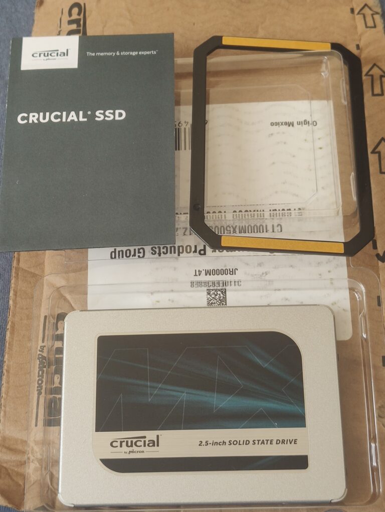 Read more about the article Krótka recenzja: Dysk SSD Crucial MX500 1TB 2.5″ SATA III (CT1000MX500SSD1)