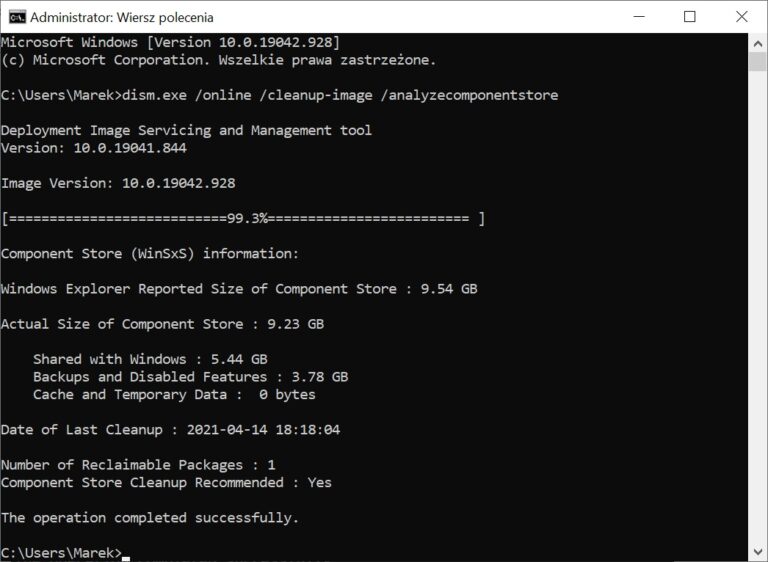 Read more about the article Optymalizacja: Oczyszczamy folder WinSxS w systemie Windows 10