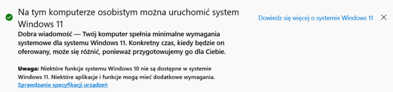 Read more about the article Windows 11 – już dostępny, można pobierać